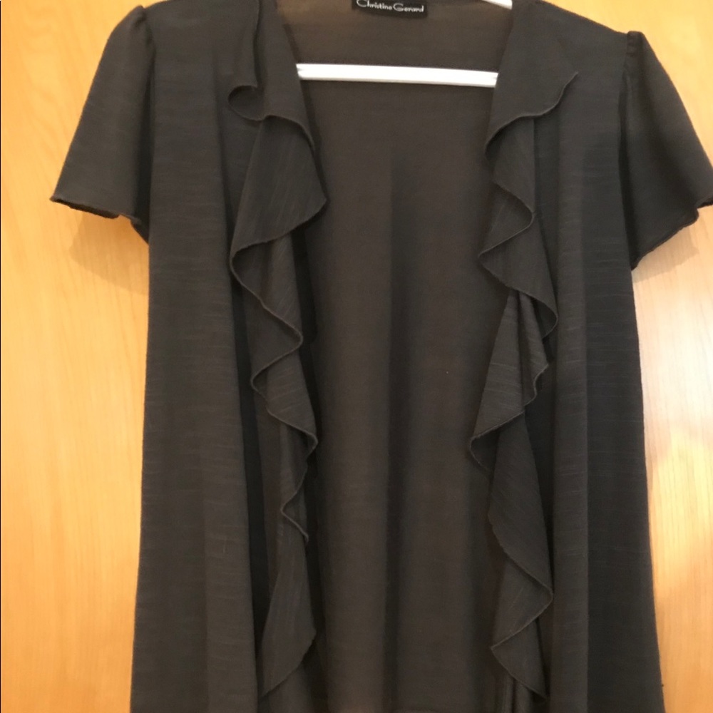 Short sleeve, cardigan/coverup